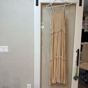 Cream Boho style long dress